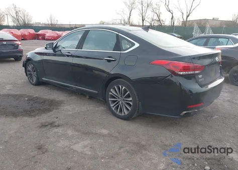 2015 Hyundai Genesis 3.8 from USA, damaged, VIN KMHGN4JE4FU086394